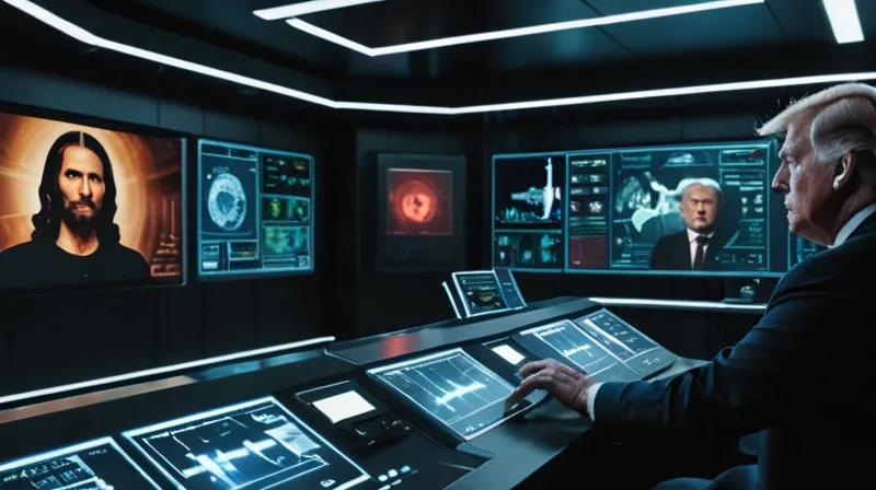 Trump’s posting even more AI-generated Trump-Jesus fan art