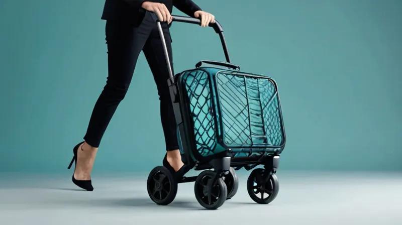This stroller turns into a carry on-suitcase, and I recommend it for traveling parents
