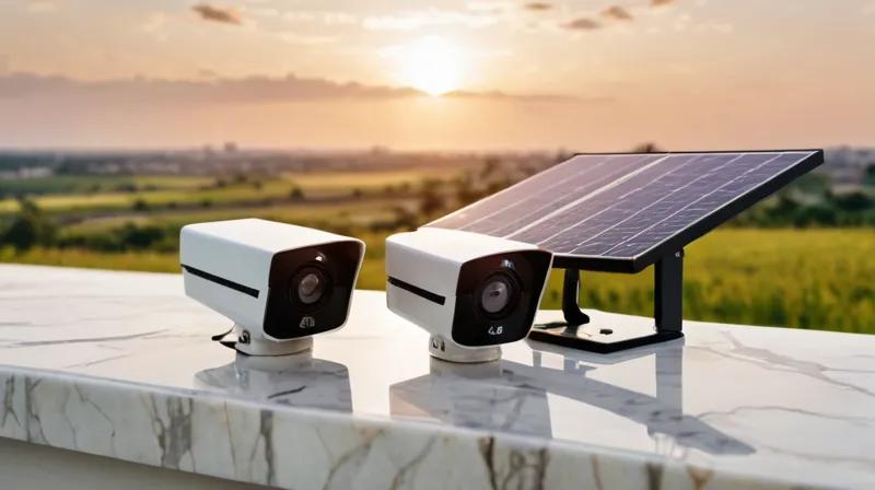 I set up a solar panel security camera in my yard - and the image quality beat my Ring